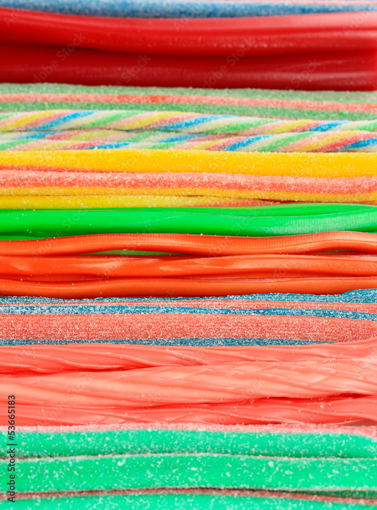 Sweet jelly candies close-up Sweet jelly candies close-up