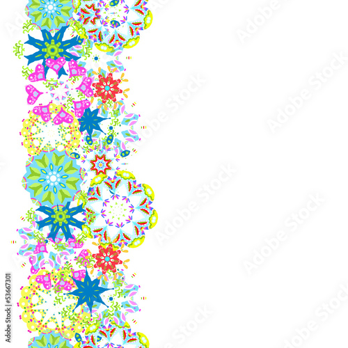 Floral seamless pattern for your design