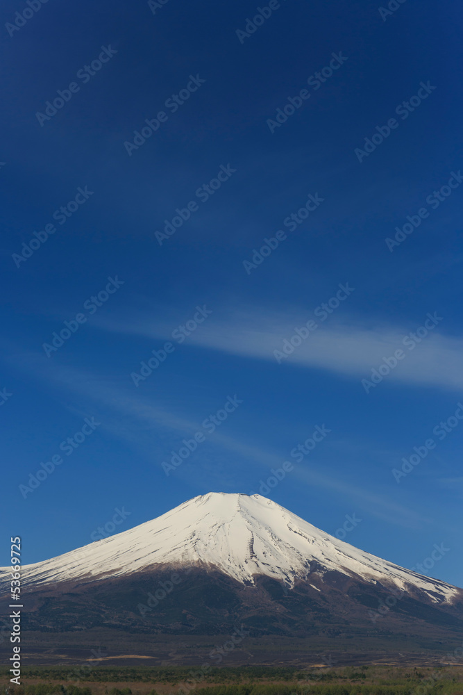 世界文化遺産　富士山と山中湖
