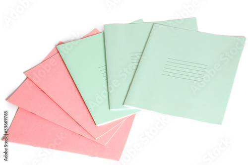 Foto Six exercise books for learning