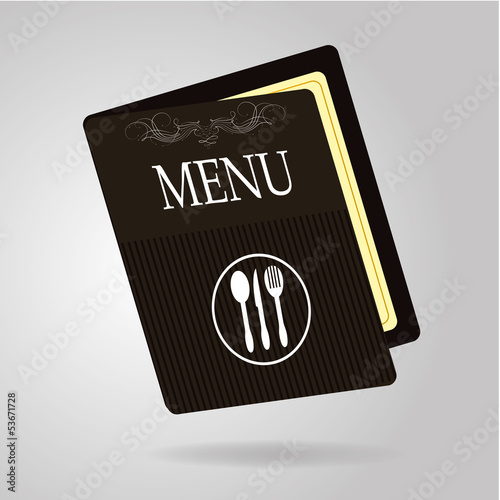 menu brochure