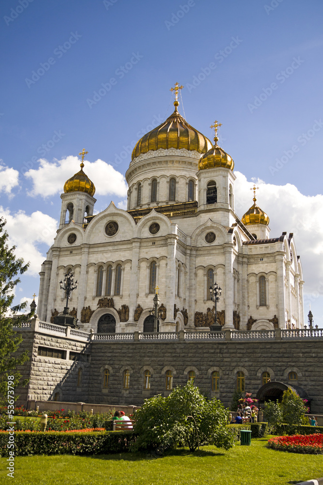 Cathedral of Christ the savior, Moscow, Russia.
