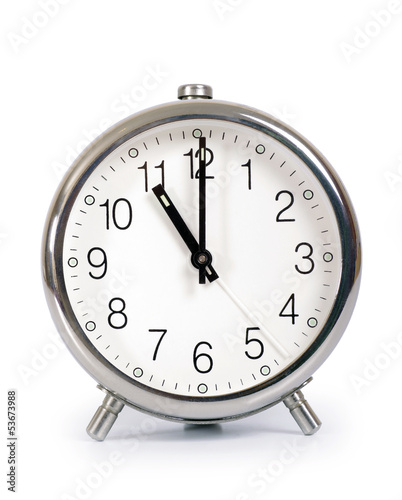 Alarm Clock, showing eleven o'clock