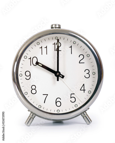 Alarm Clock, showing ten o'clock