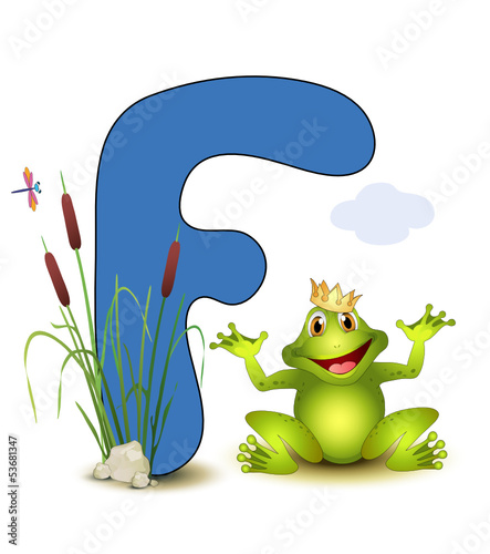 Alphabet, F Frosch