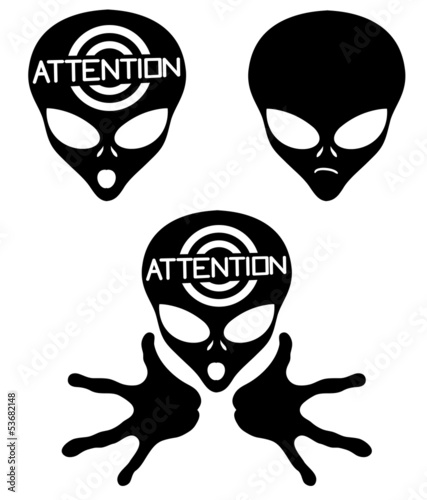 Alien signs.