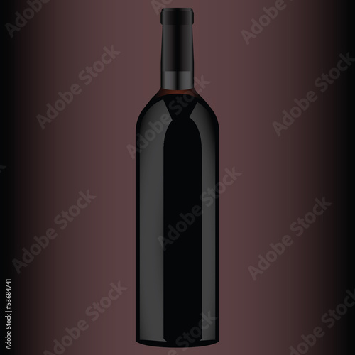 Bottle of red wine