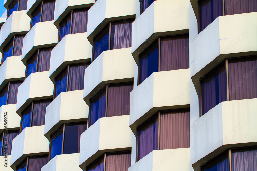 A view of hotel facade A view of hotel facade