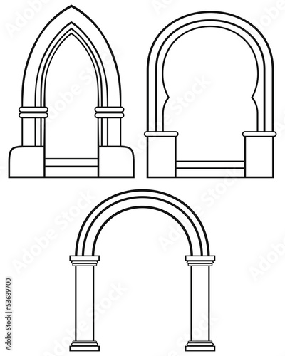 Silhouette classic arch