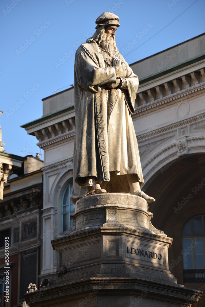 Statue of Leonardo, Milano