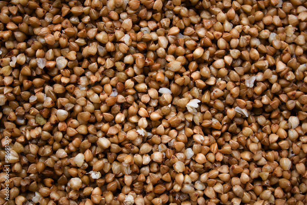 Buckwheat grains Buckwheat grains