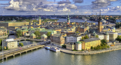 Aerial view of Stockholm. © Anette Andersen
