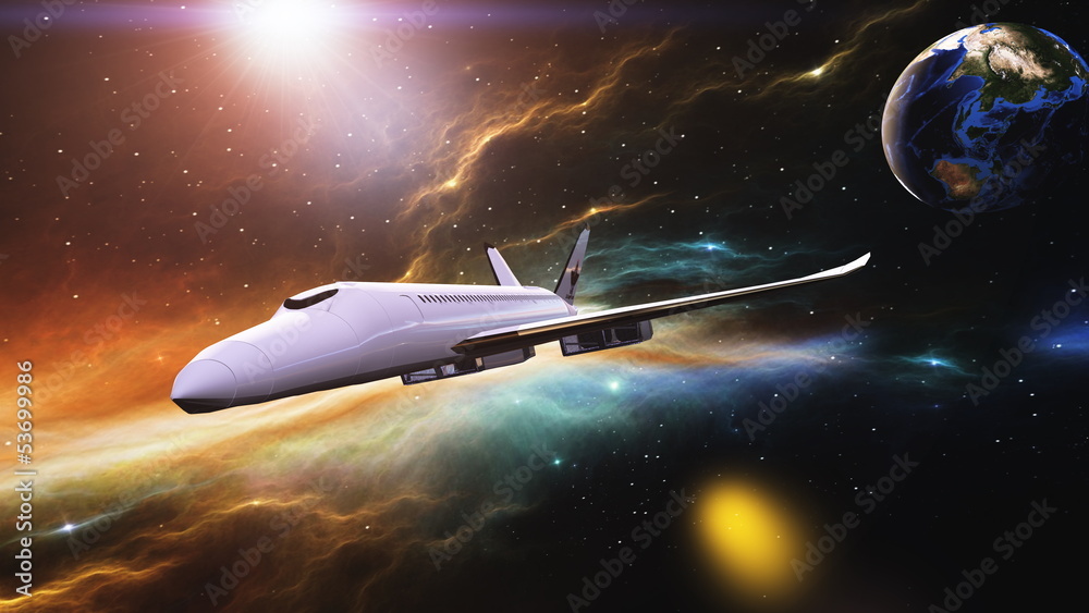 Naklejka premium スペースシャトル