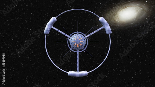 Fototapeta Naklejka Na Ścianę i Meble -  宇宙ステーション