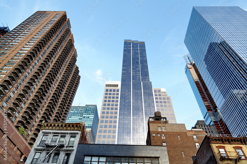 Obraz premium New York. Immeubles et ciel bleu