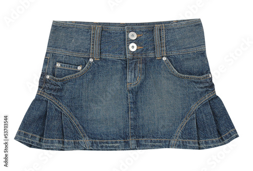jeans miniskirt