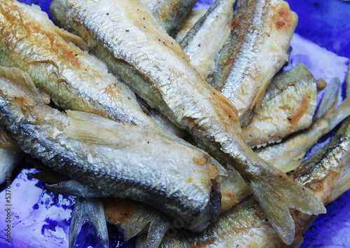 fried small smelt fish
