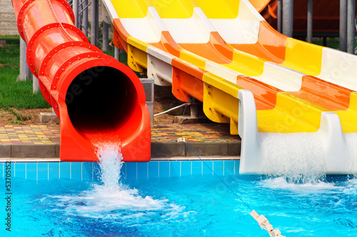 Aquapark sliders