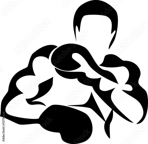 stylized boxer