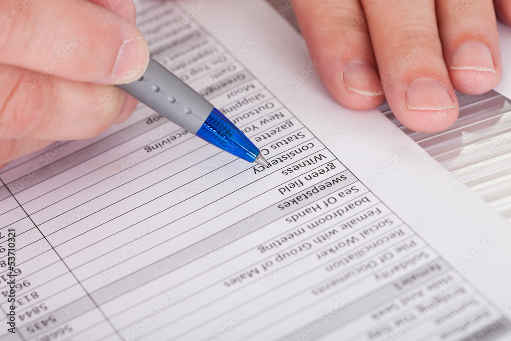 Filling Application Form