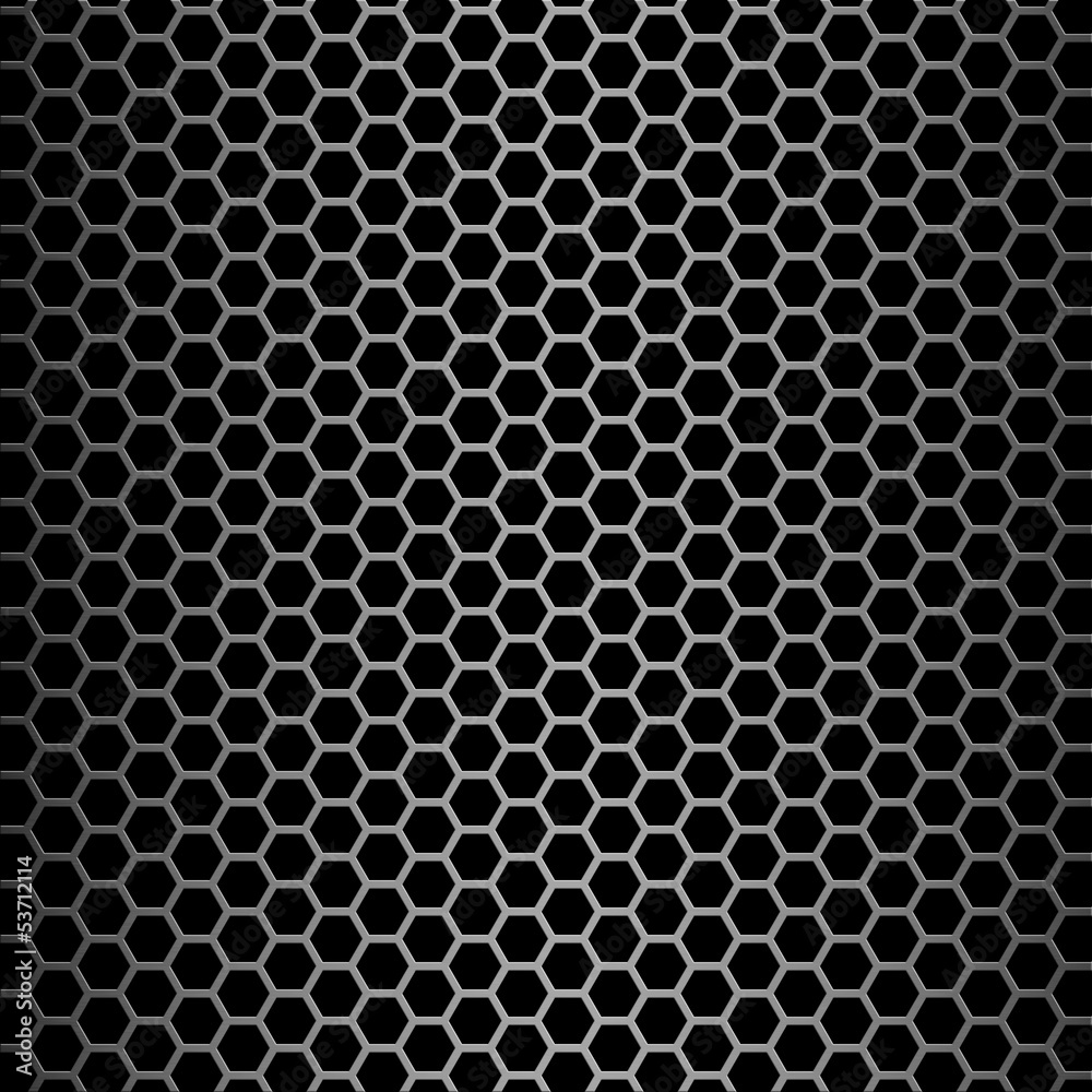 Brushed alloy honeycomb cooling grid texture Brushed alloy honeycomb cooling grid texture