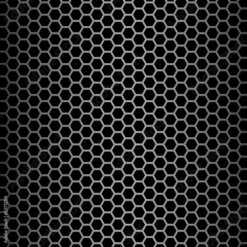 Brushed alloy honeycomb cooling grid texture