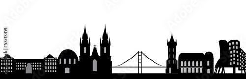 Fotografie prague skyline