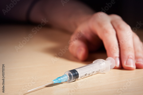 syringe,hand,medicine,vein,narcotist,cocaine photo