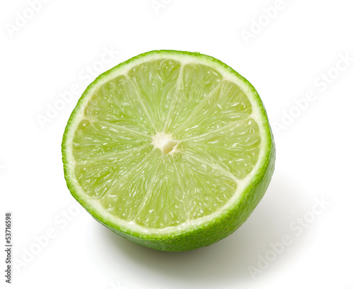 lime isolated on white background