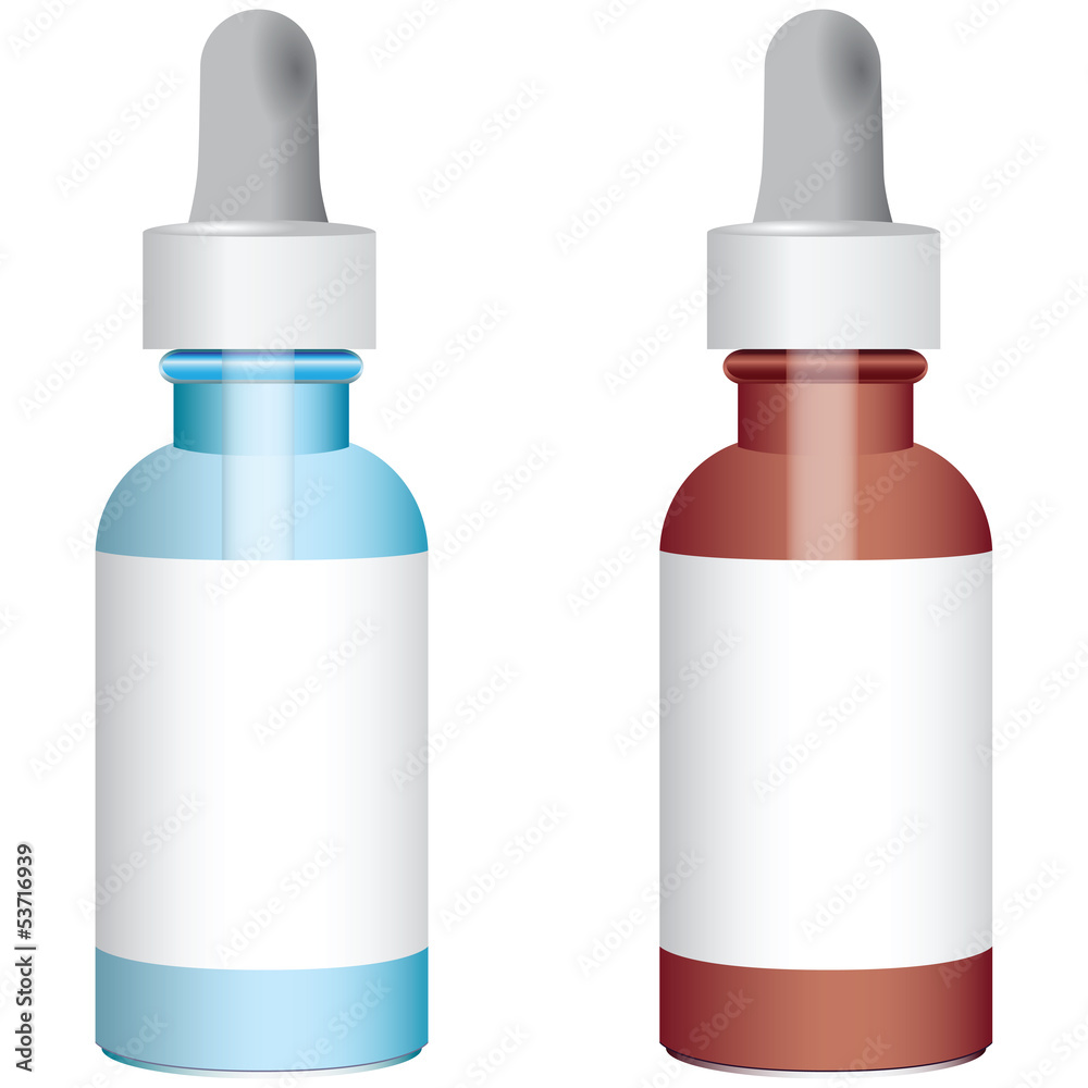 Bottles with droppers Bottles with droppers