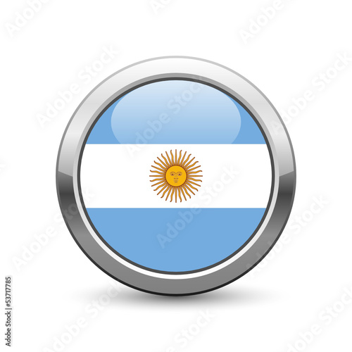 Argentine flag icon web button