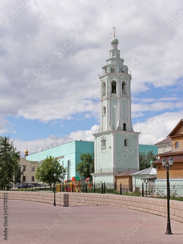 Old bell tower (1730-1734) in Tula (Russia)