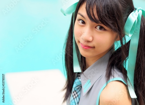Tableau sur toile Pretty cosplay girl