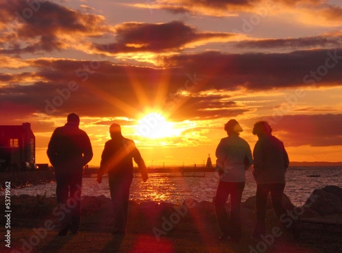 Sonnenuntergang am Meer