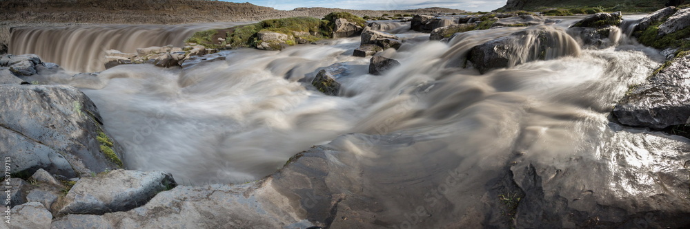 majestic Dettifoss waterfall majestic Dettifoss waterfall
