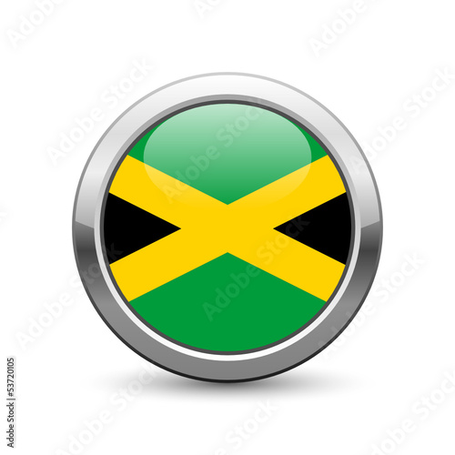 Jamaican flag icon web button