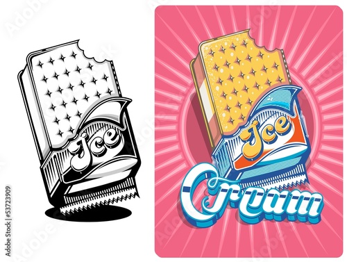 ice cream wafer