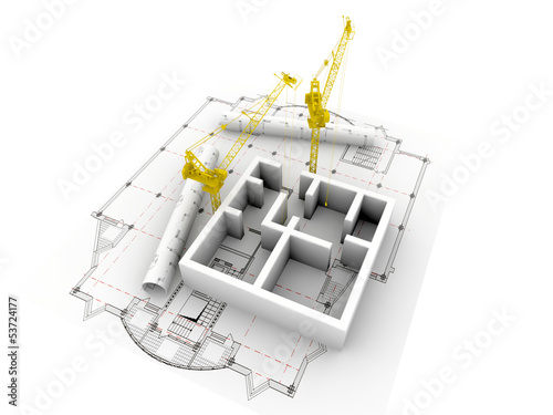 3D plan drawing