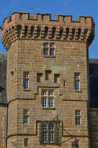 picturesque small village of Ranes in Normandie photo