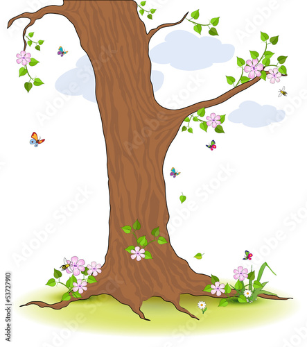 Blühender Baum