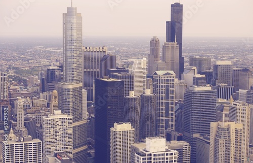 Skyline Chicago Ultraviolet #53727932