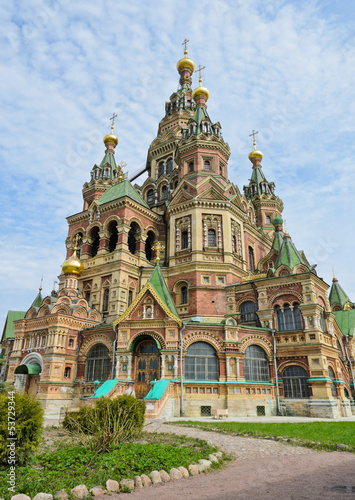 St. Peter and Paul church in Peterhof, St. Petersburg, Russia