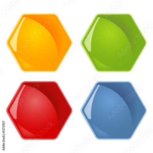 Waben - 4 Farben