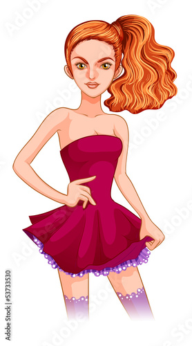 A fashionable lady