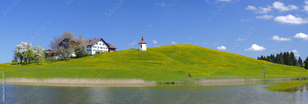 Obraz premium Panorama im Allgäu, Bayern