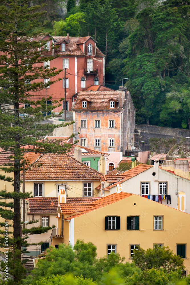 View of Sintra / Old european town / Portugal