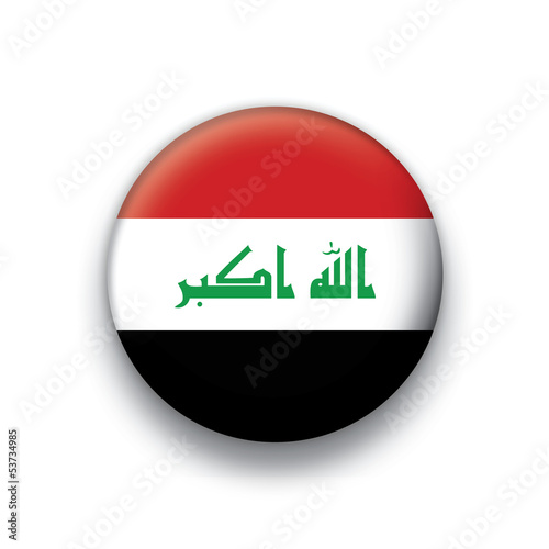 Vector flag button series Irq