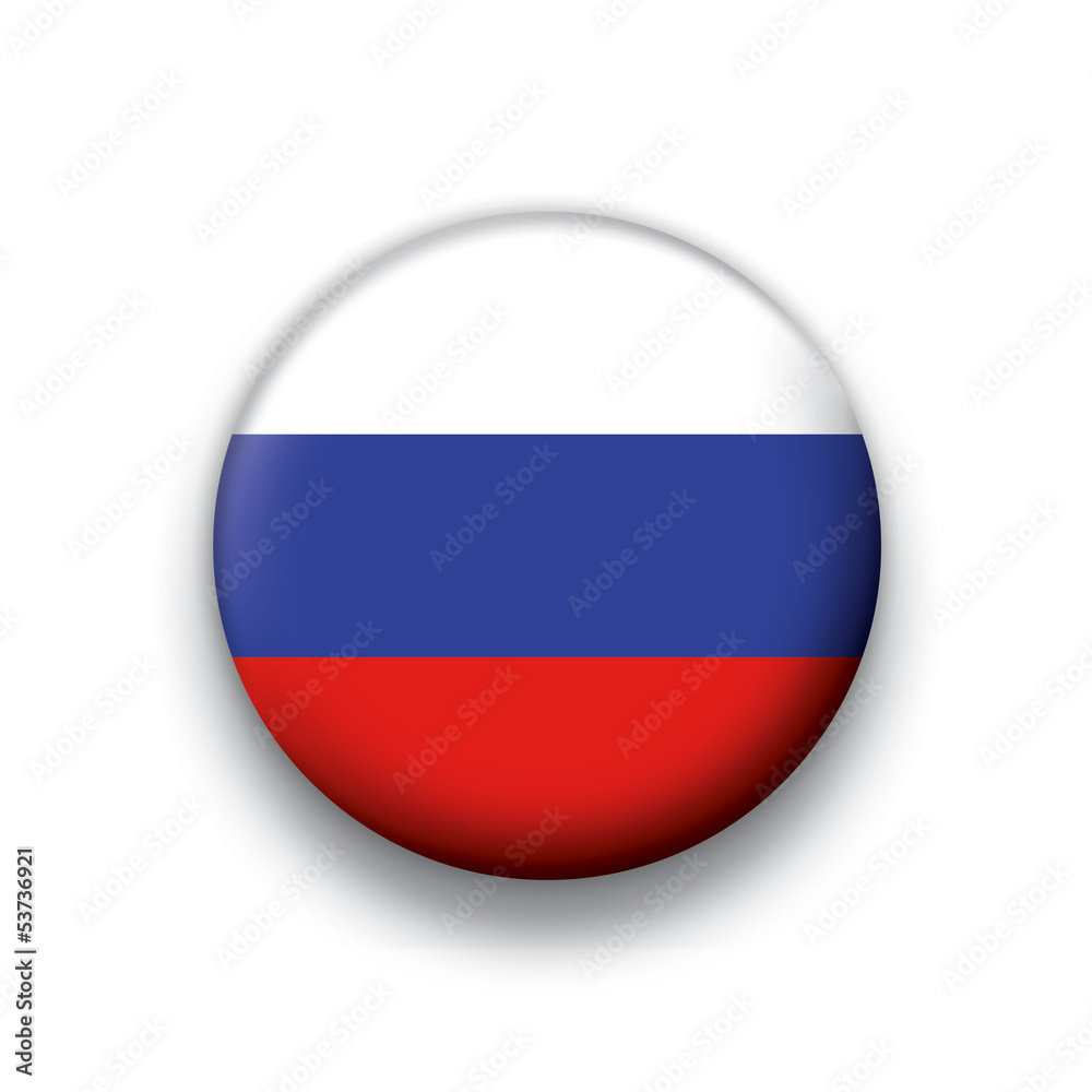 Vector flag button series Russia Vector flag button series Russia