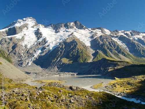 Glacial landscape in New Zealand