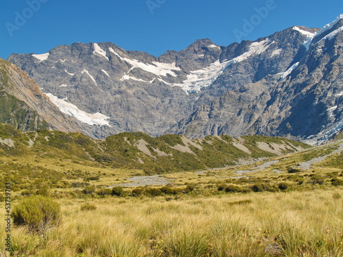 Alpine landscape in New Zealand